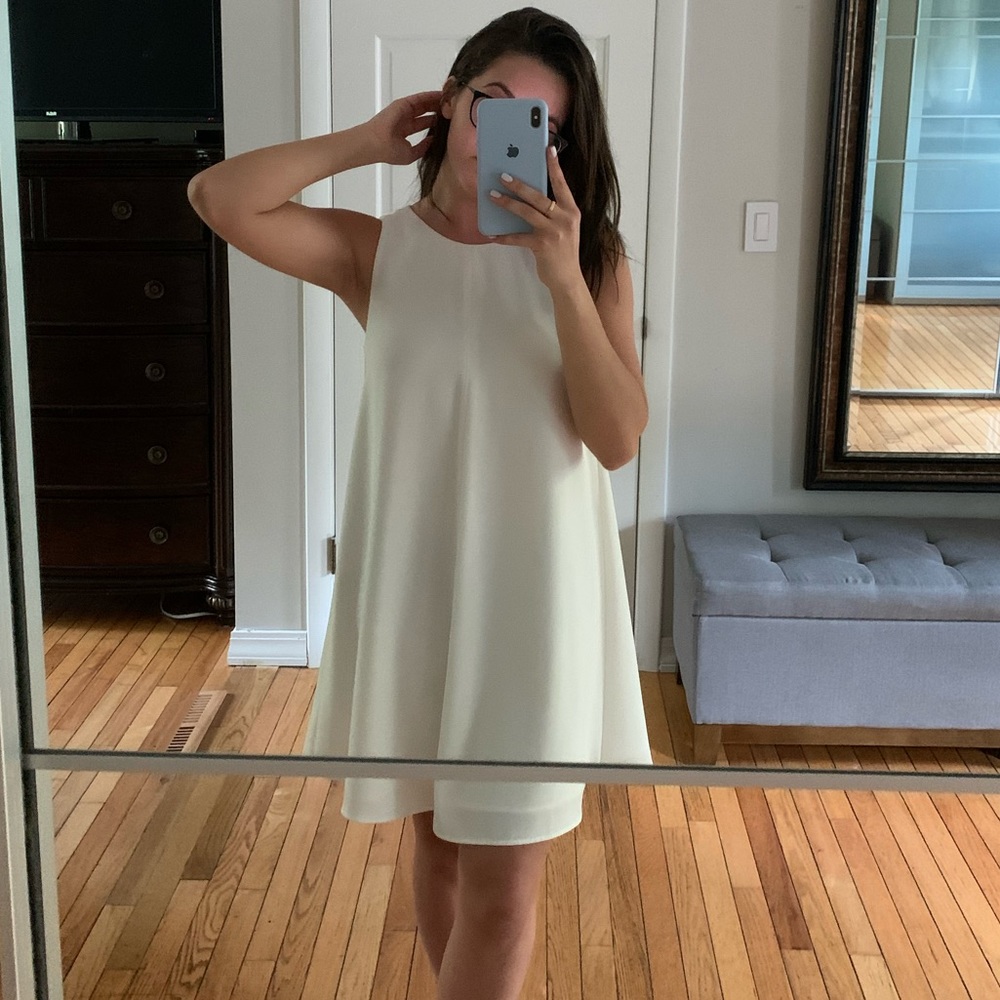 White Flowy Dress